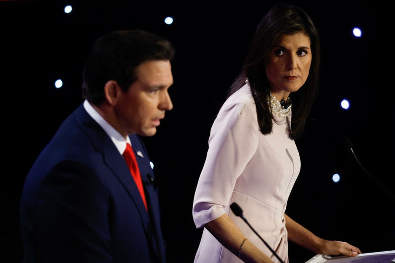 Iowa Caucus, Nikki Haley, Ron DeSantis, Donald Trump, Election, 2024
