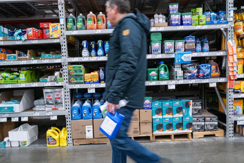 People shop at a home improvement store in Brooklyn on January 25, 2024 in New York City. Economic data from the Commerce Department released today showed that U.S. economy expanded 3.1 percent in 2023, shaking off inflation fears and making the U.S. the fastest growing advanced economy in the world in 2023. (Photo by Spencer Platt/Getty Images)