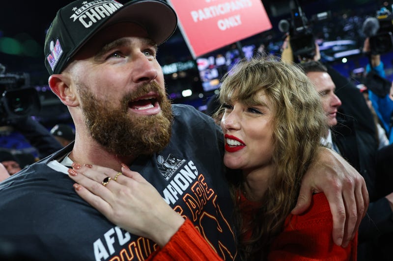 Taylor Swift and Travis Kelce
