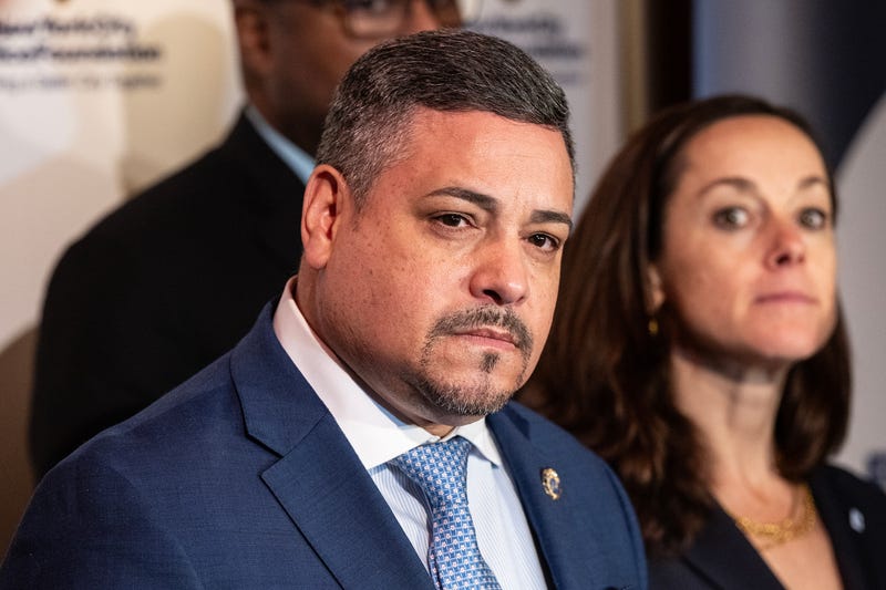 NYPD Commissioner Edward Caban is said to be among the officials who had his phone seized by the FBI