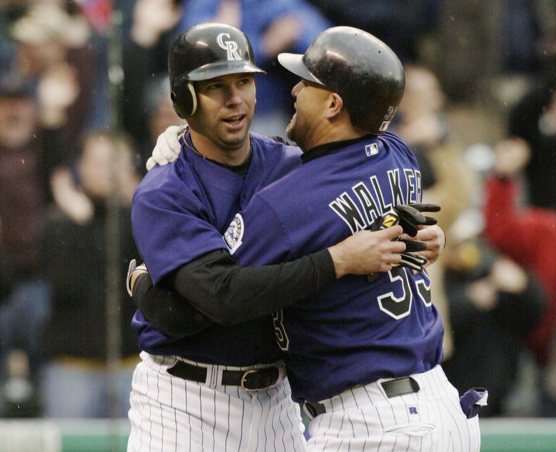 Todd Helton and Larry Walker
