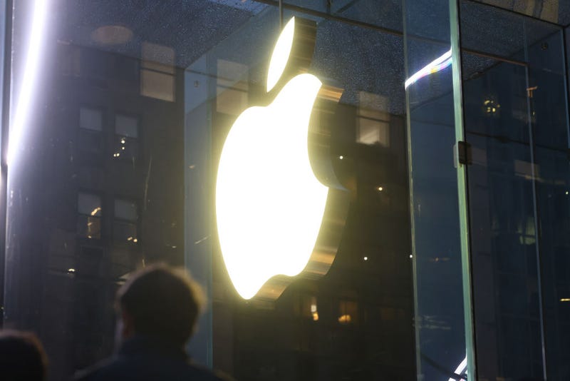The Fifth Avenue Apple store is seen on February 02, 2024 in New York City. Apple CEO Tim Cook and Senior Vice President of Retail and People Deirdre O'Brien were at the opening of the Apple store on Fifth Avenue as the company begins its sale of the Vision Pro headset, the company's first new product in seven years. 