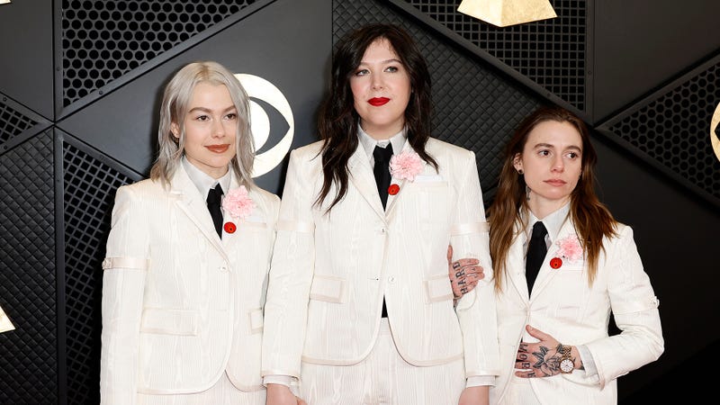 Phoebe Bridgers, Lucy Dacus, and Julien Baker of boygenius