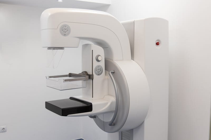 Mammography breast screening device in modern clinic