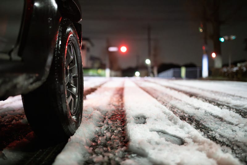 Snow on a road