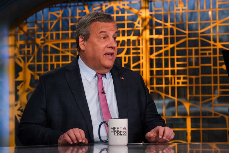 Former NJ Gov. Chris Christie appears on "Meet the Press" in Washington D.C. on Feb. 11, 2024