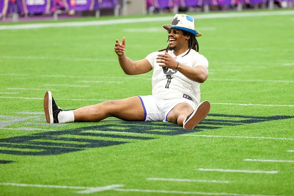 Former NFL quarterback Cam Newton