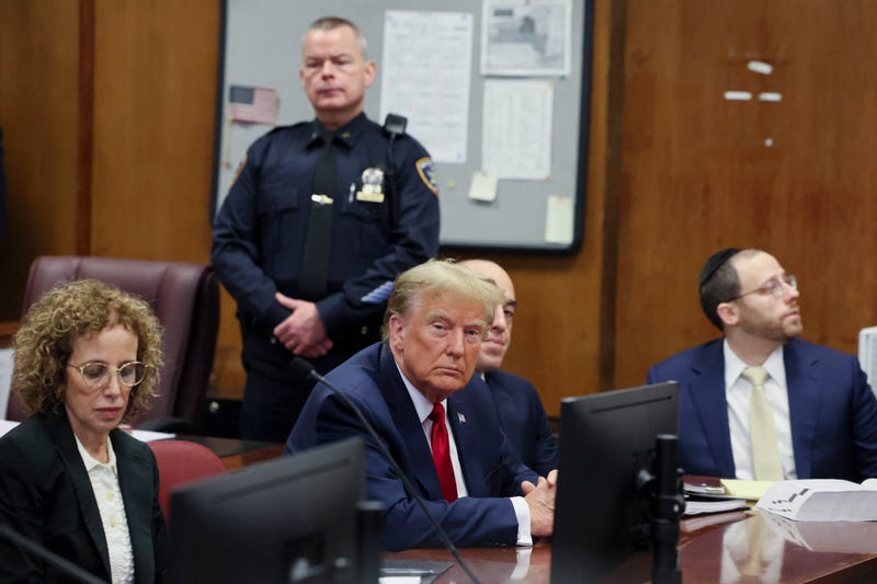 Donald Trump, Hush Money, Stormy Daniels, New York, Courtroom, Trial