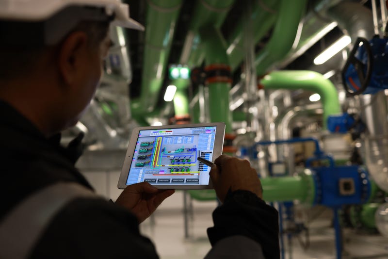 Power plant worker