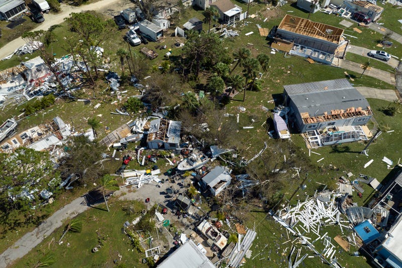 Damage from a previous storm in Florida