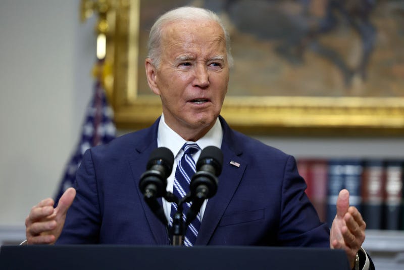 U.S. President Joe Biden delivers remarks on the reported death of Alexei Navalny from the Roosevelt Room of the White House on February 16, 2024 in Washington, DC.