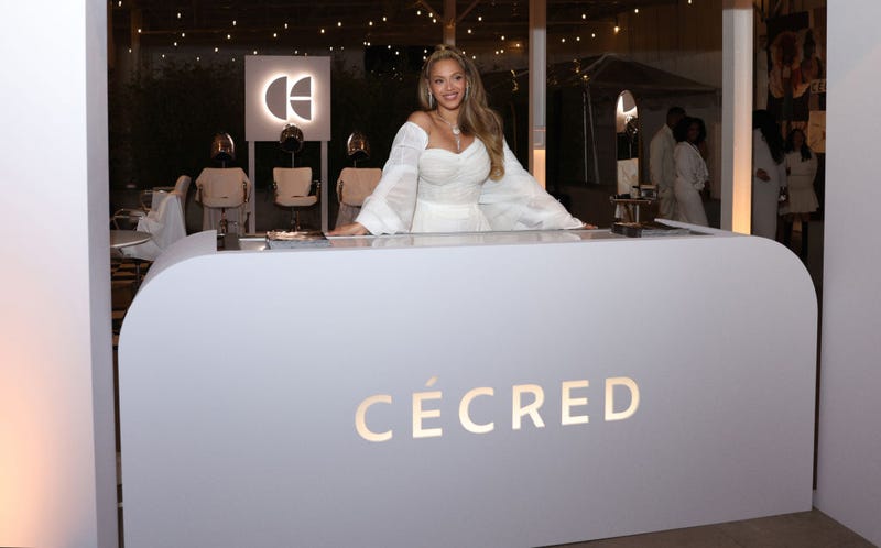 Beyoncé celebrates the launch of her hair care line, CÉCRED