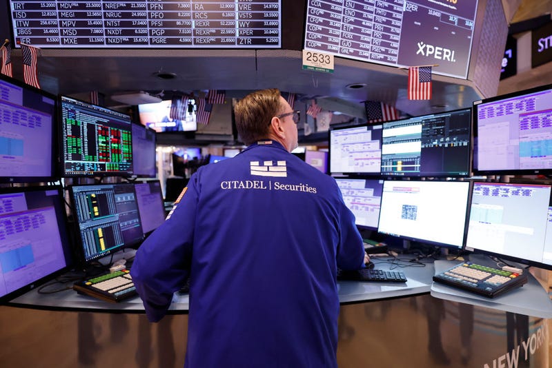 Traders work on the floor of the New York Stock Exchange during morning trading on February 23, 2024 in New York City. The market opened continuing its rise after yesterdays closing with the S&P 500, the Nasdaq Composite posting their best day since early 2023 and the Dow Jones surpassing 39,000 for the first time ever amid Nvidia reporting a stronger-than-expected quarterly results.