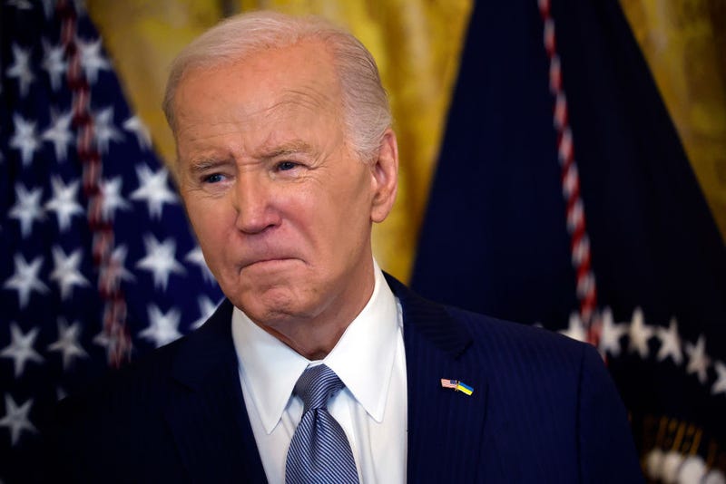 U.S. President Joe Biden speaks to governors from across the country during an event in the East Room of the White House on February 23, 2024 in Washington, DC. The state and territory leaders are in Washington for the annual National Governors Association Winter Meeting.