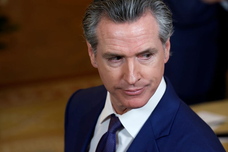 California Governor Gavin Newsom attends an event with fellow governors in the East Room of the White House on February 23, 2024 in Washington, DC.