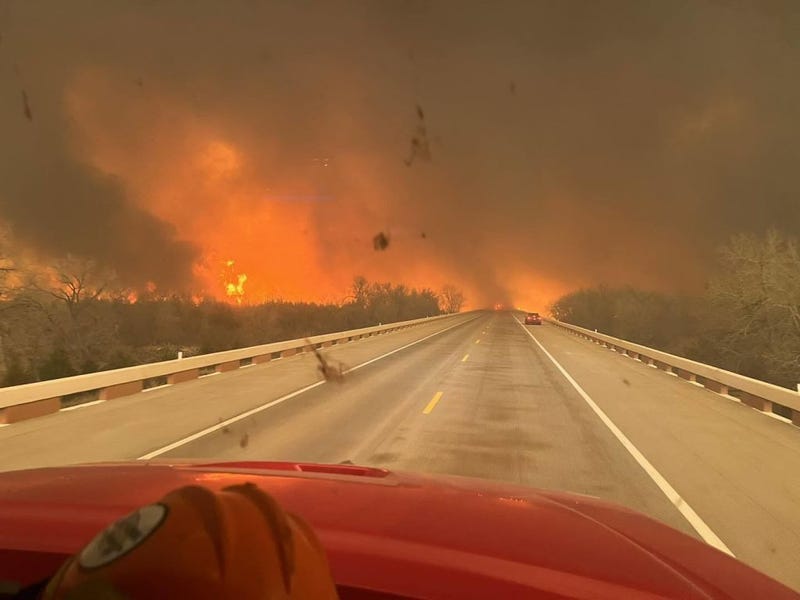 Texas issues disaster declaration as wildfires burn out of control