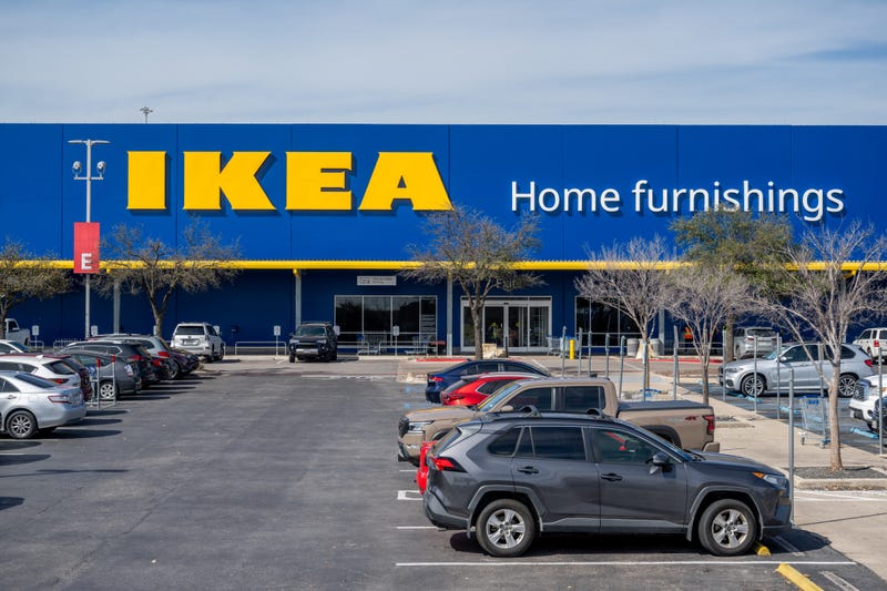 The exterior of an Ikea furniture store is seen on Feb. 26, 2024, in Round Rock, Texas.
