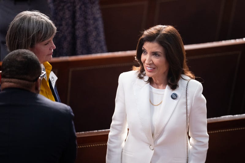 Hochul was in Washington last month for President Biden's State of the Union address on March 7