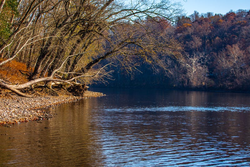 Delaware River in Kingwood Township, New Jersey