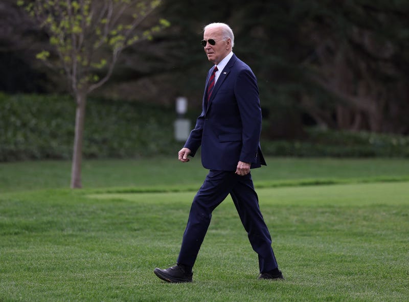 U.S. President Joe Biden departs the White House on March 13, 2024 in Washington, DC. Biden is traveling to Wisconsin to deliver remarks at the Pieper-Hillside Boys & Girls Club in Milwaukee.