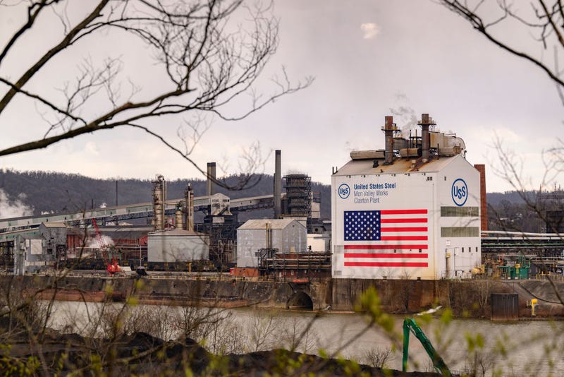A general view of the exterior of the U.S. Steel Clairton Coke Plant, on March 20, 2024