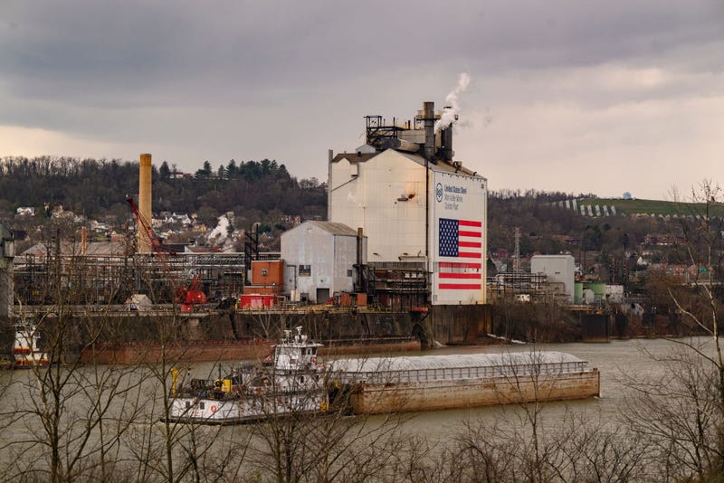 A general view of the exterior of the U.S. Steel Clairton Coke Plant