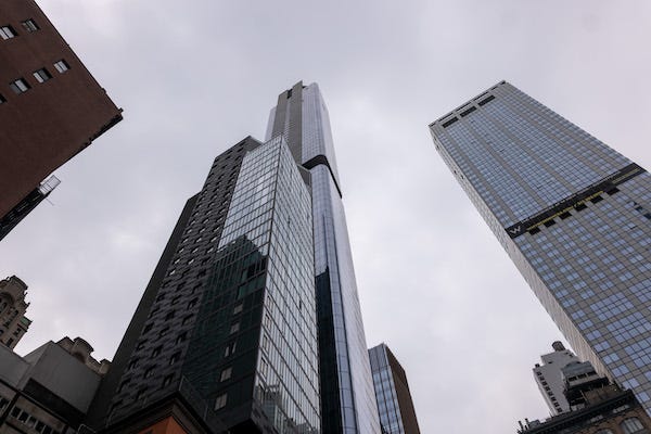 Skyscrapers in the sky
