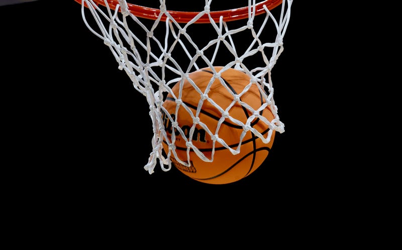 Basketballs during practice for the NCAA Men's Basketball Tournament at Gainbridge Fieldhouse on March 21, 2024 in Indianapolis, Indiana.