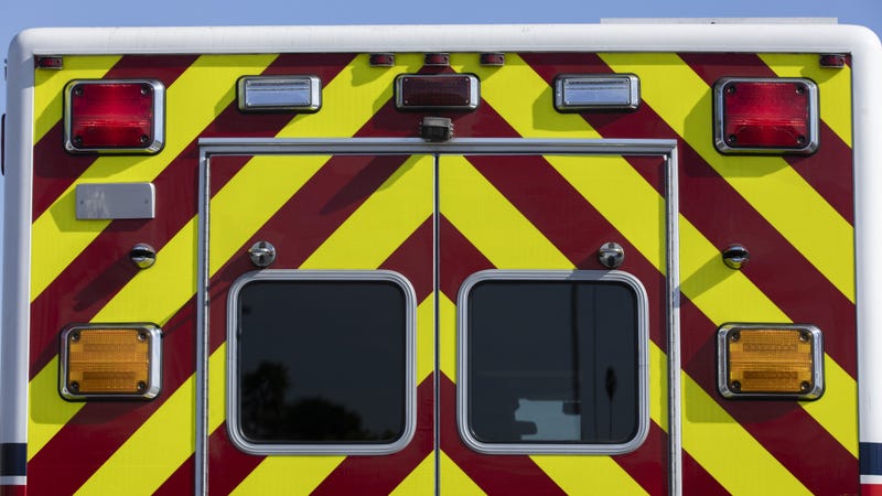 Ambulance lights - stock photo