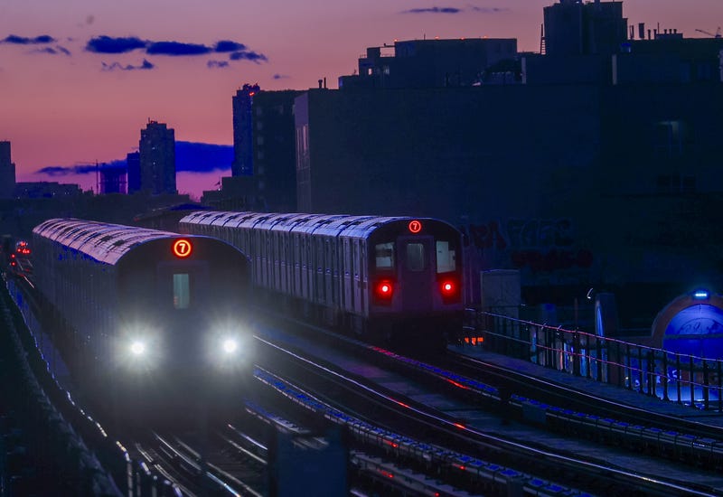 The girls were subway surfing on a 7 train at the time of the incident