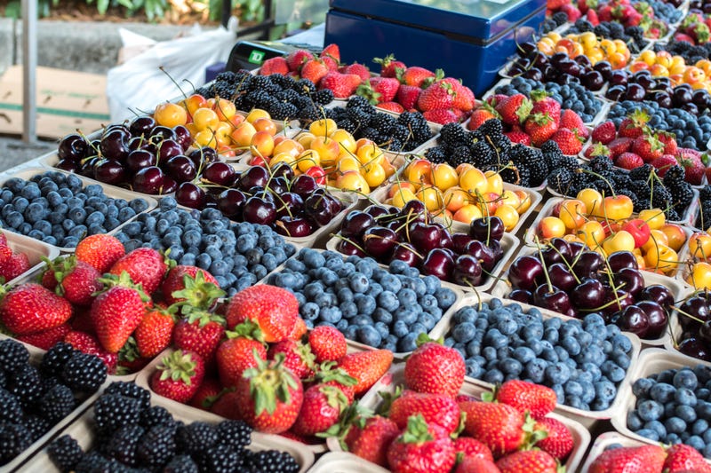 Fruit at a farmers market
