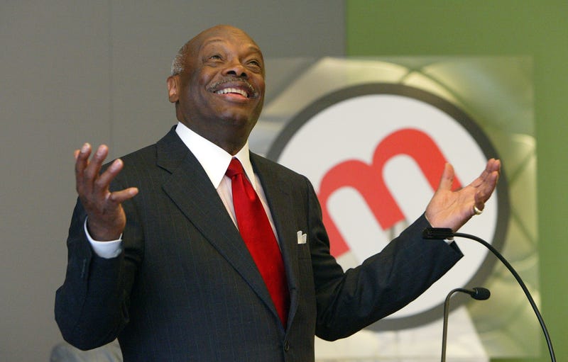 San Francisco Mayor Willie Brown speaks during the opening of Magnet, a new sexual health clinic for gay men July 1, 2003 in San Francisco, California.