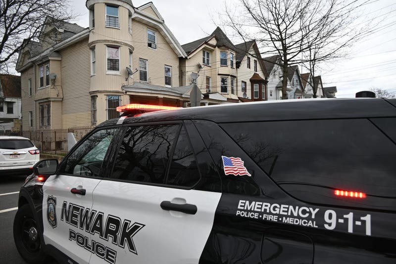 A view of the damage at homes on 7th Avenue following a 4.8 magnitude earthquake in Newark, New Jersey, United States on April 5, 2024.