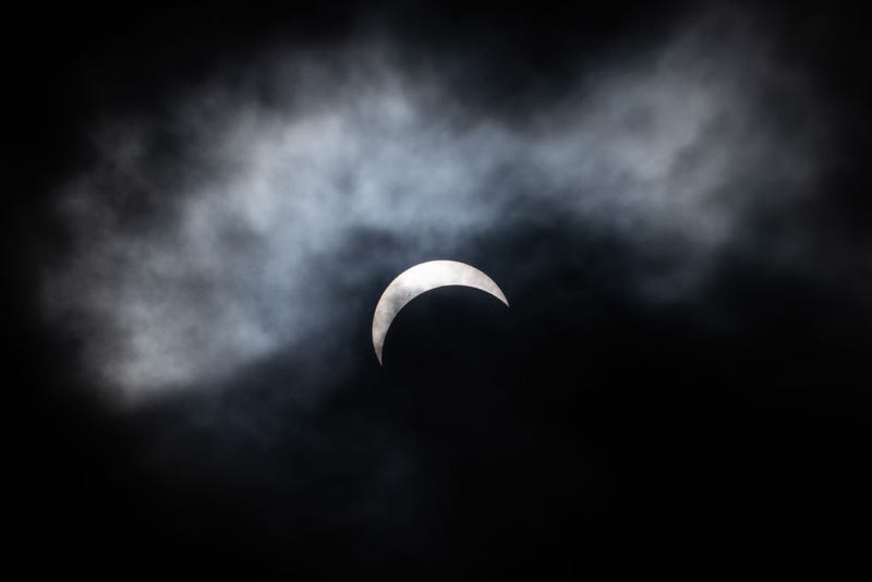 Total eclipse of the sun