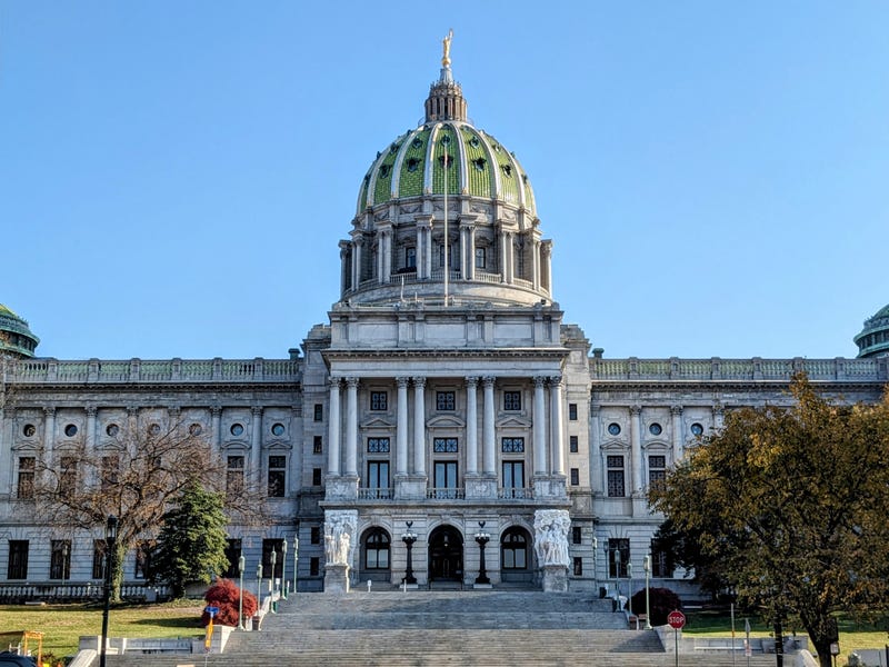 The Capitol Building in Harrisburg, Pennsylvania.