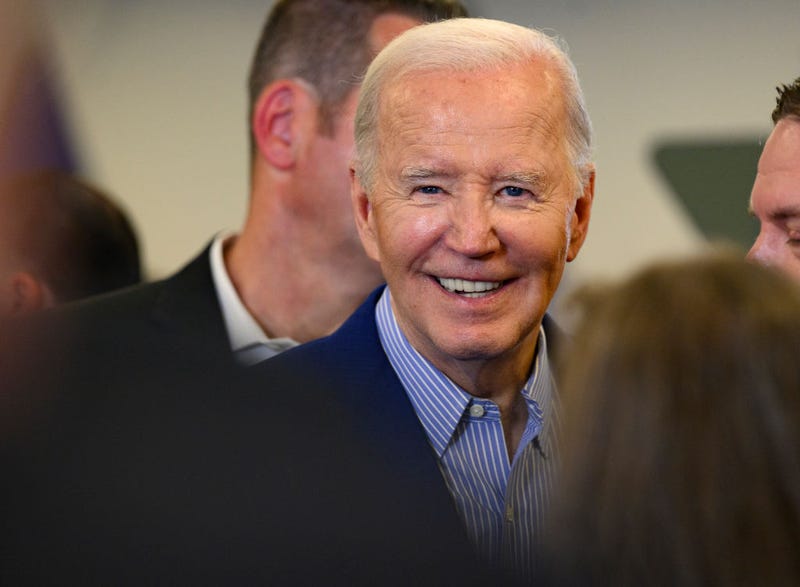 President Joe Biden speaks to members of the United Steel Workers Union at the United Steel Workers Headquarters on April 17, 2024 in Pittsburgh, Pennsylvania. 