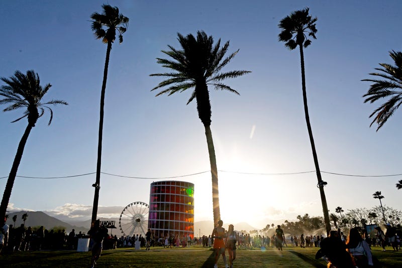 Festivalgoers attend the 2024 Coachella Valley Music and Arts Festival at Empire Polo Club on April 13, 2024 in Indio, California.