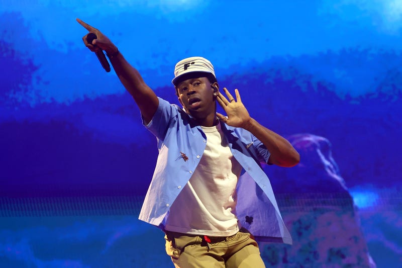 Tyler, the Creator performs