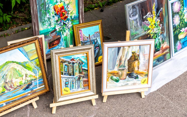 outdoor art fair