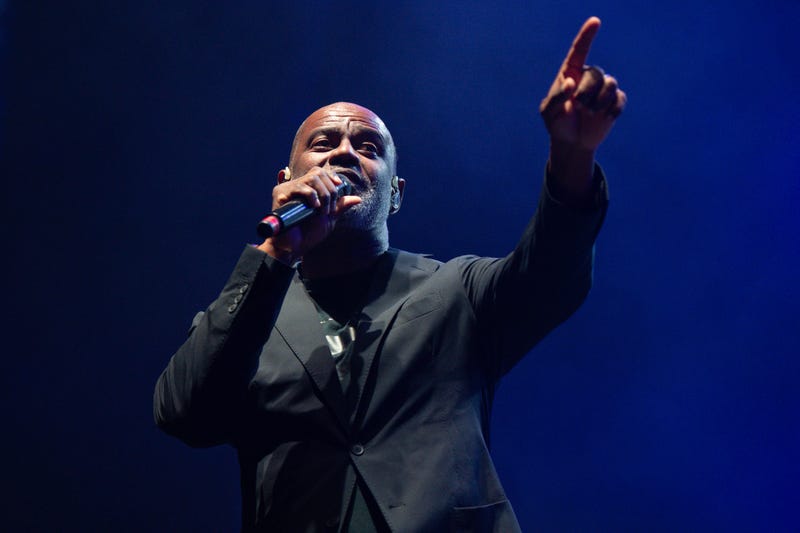 Brian McKnight performs at OVO Arena Wembley on April 20, 2024 in London, England.