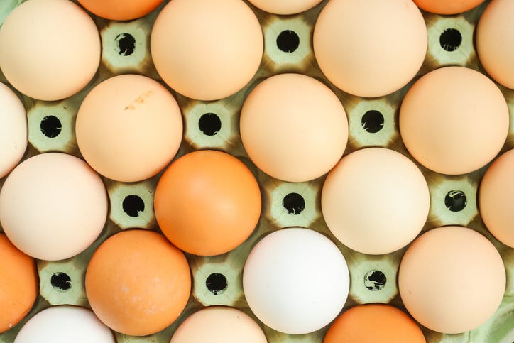 eggs in a box