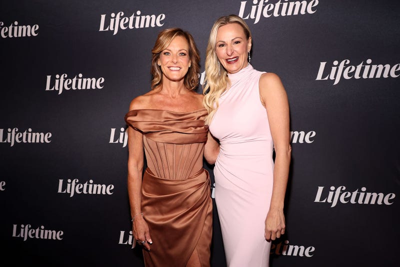 Kelly Hyland and Christi Lukasiak attend "Dance Moms: The Reunion" New York Premiere on April 25, 2024 in New York City.