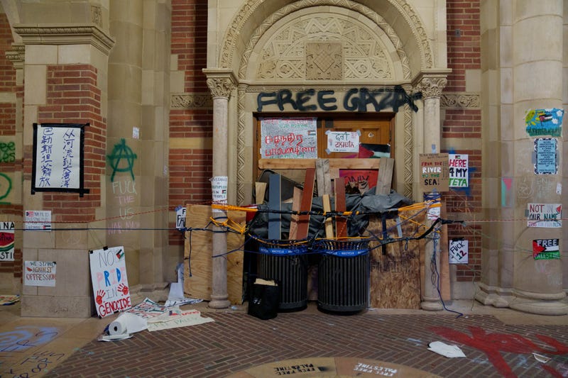 barricaded door