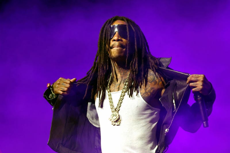 Wiz Khalifa performs at the Palomino Stage during the 2024 Stagecoach Festival
