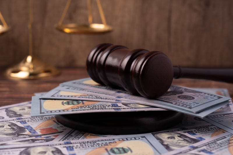 Money and gavel