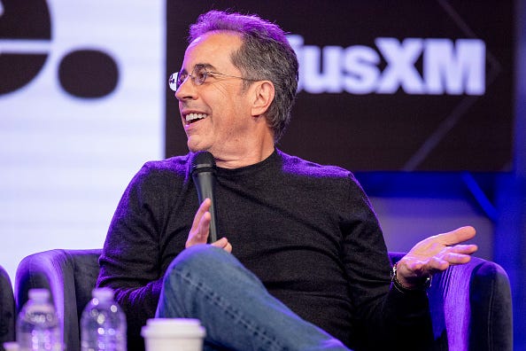 Jerry Seinfeld attends SiriusXM's 'Unfrosted' Town Hall at SiriusXM Studios on April 30, 2024 in Los Angeles, California.