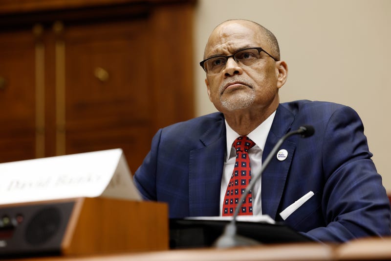 David Banks, chancellor of the New York City Department of Education, listens during a hearing with subcommittee members of the House Education and the Workforce Committee in the Rayburn House Office Building on May 08, 2024 in Washington, DC.