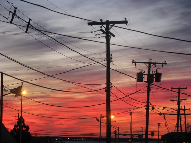 power lines in New Jersey