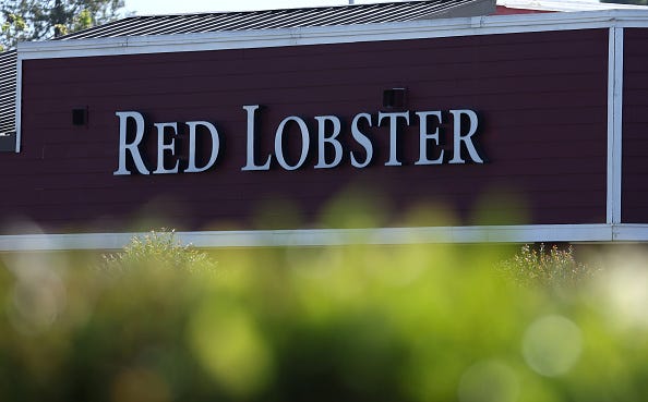 Red Lobster sign
