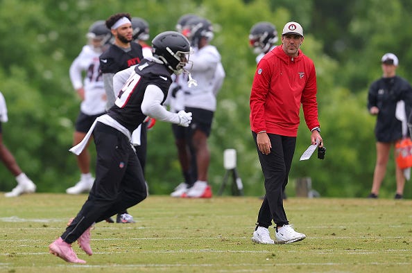 Falcons will need OC Zac Robinson to take care of Michael Penix Jr.
